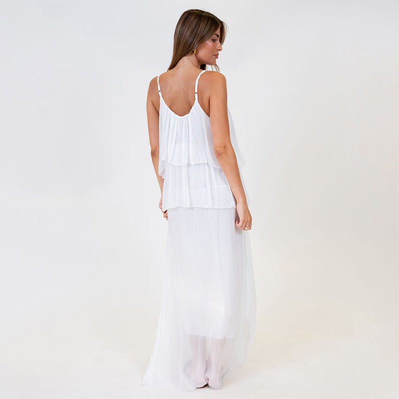 Ainhoa | Vestido largo de volantes