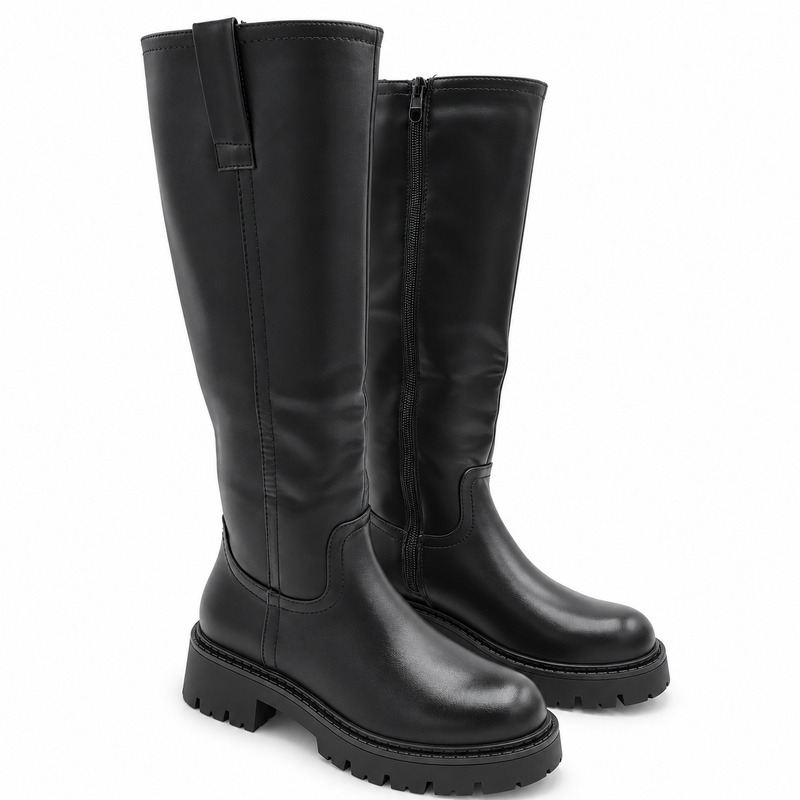 Kendra | Botas altas con suela chunky