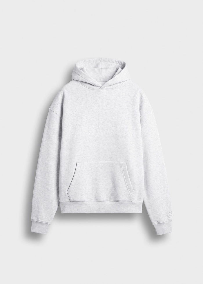 Sudadera Capucha Oversize Nil en gris ceniza, vista delantera