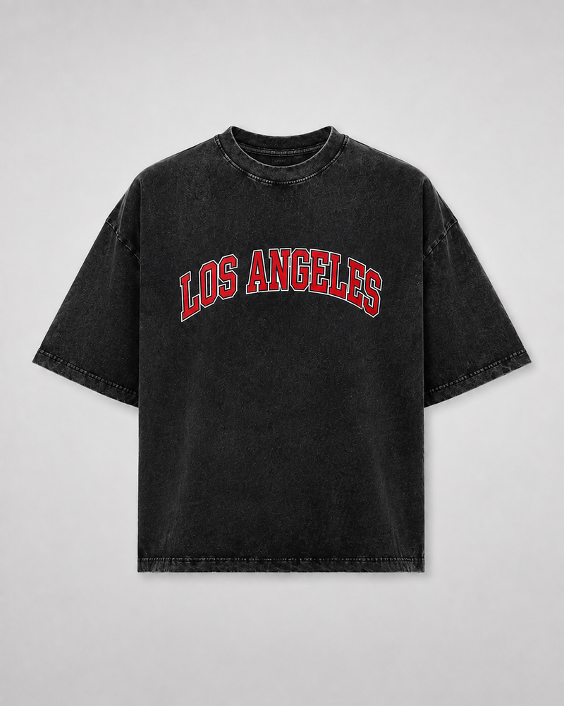 Los Ángeles | Camiseta efecto lavado