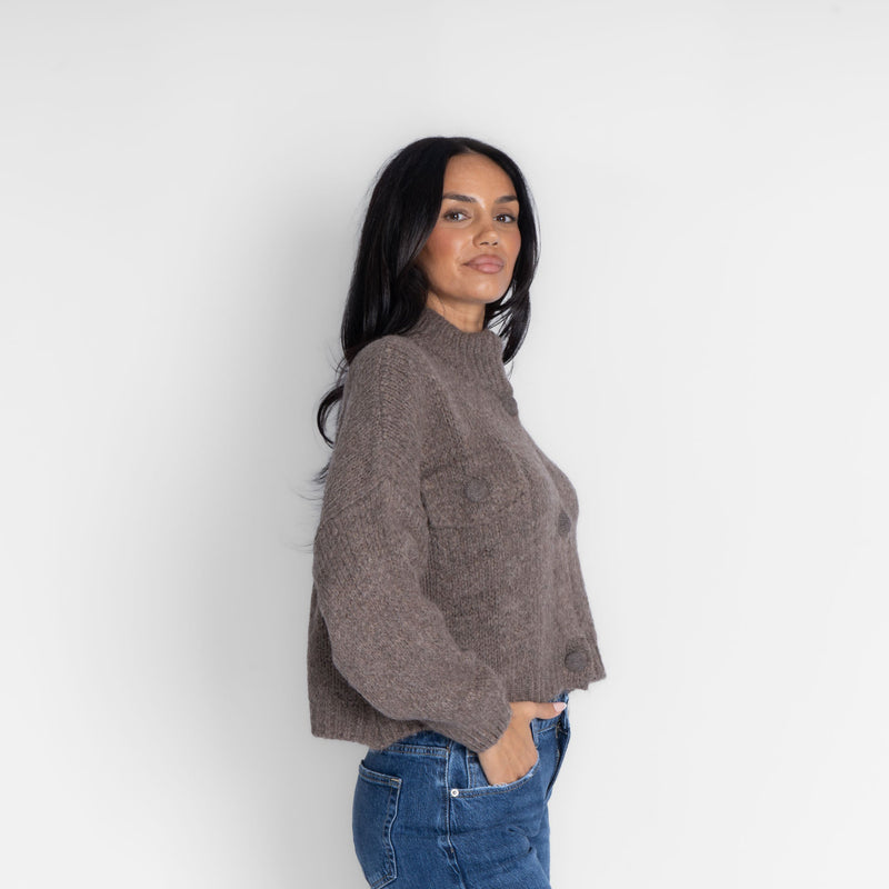 Carlota | Cárdigan oversize con botones