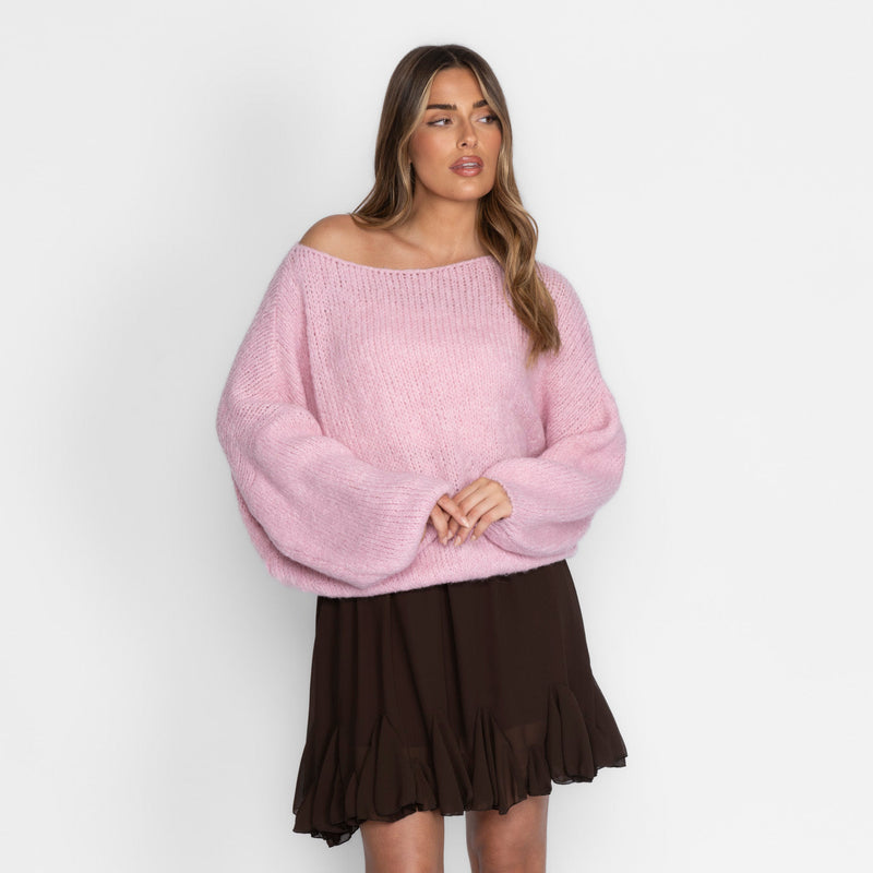 Zoe | Jersey de hombros descubiertos