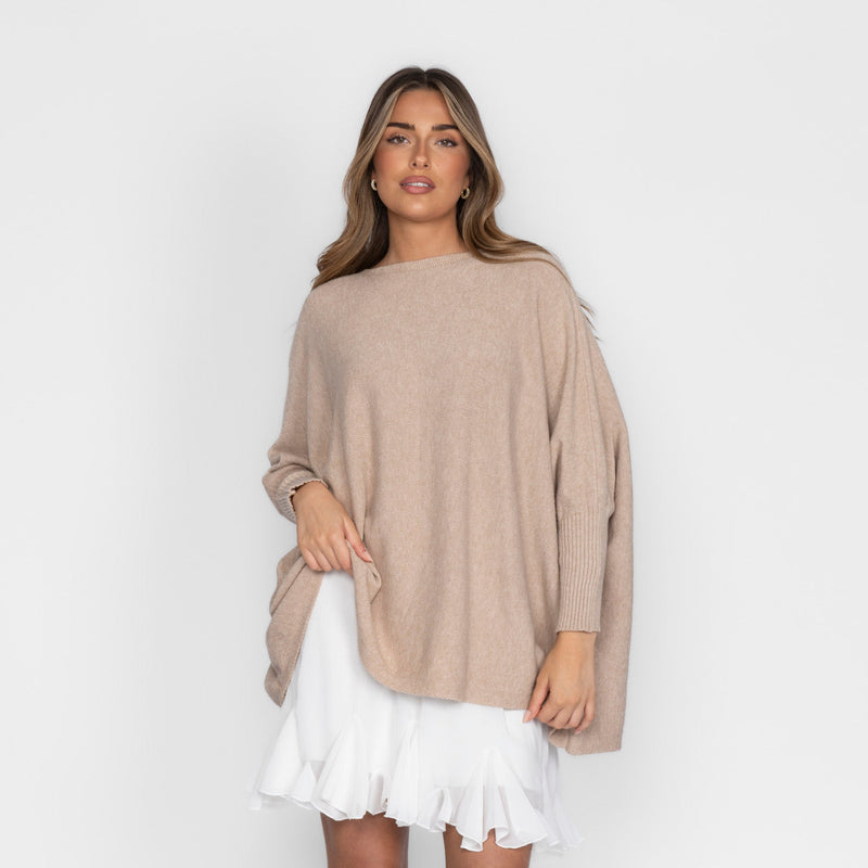 Rafaela | Jersey oversize de hombros caídos