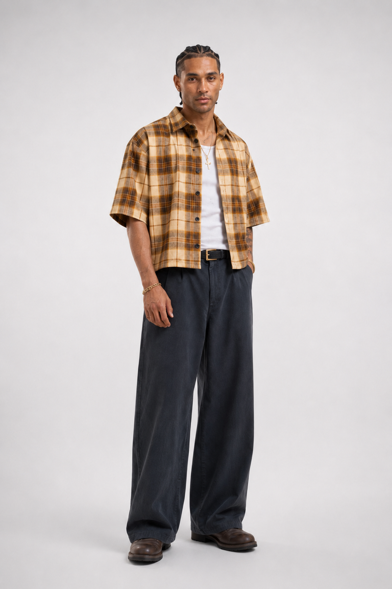 Héctor | Camisa oversize de cuadros