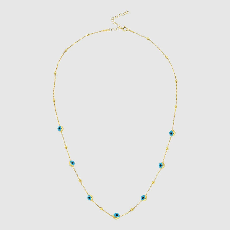 Ivet | Collar con cuentas ojo turco