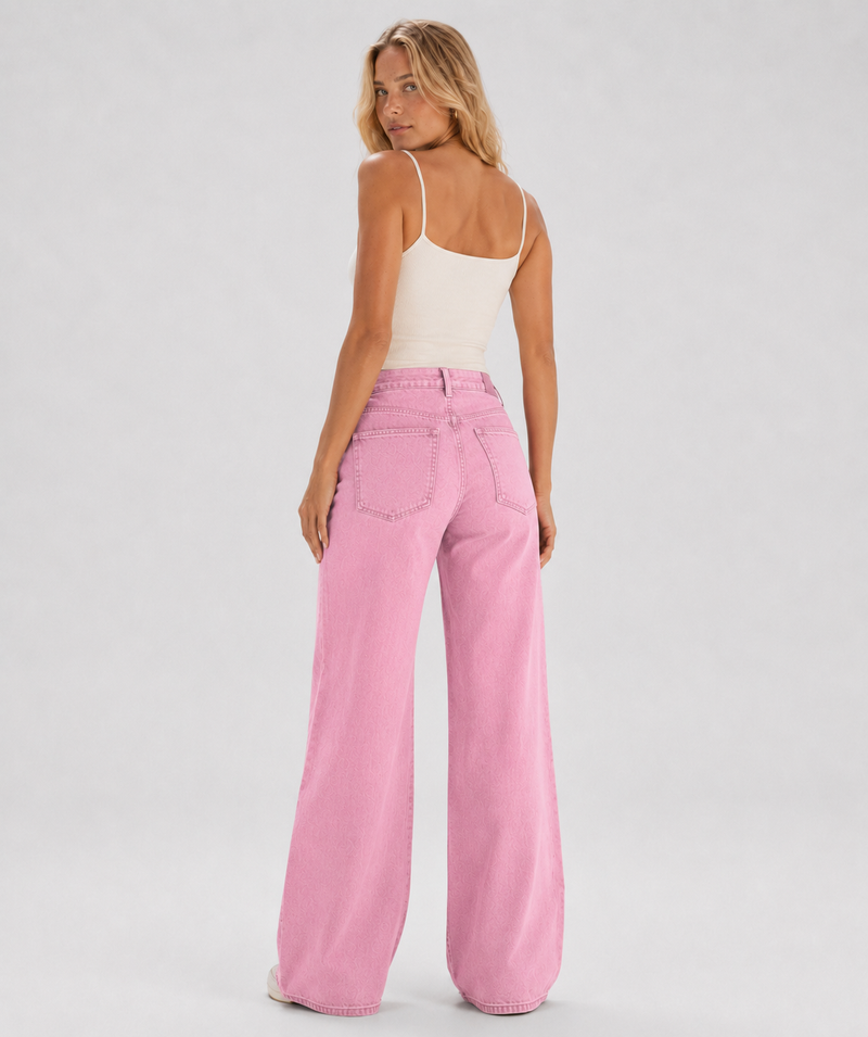 Pantalón Riviera Pink en modelo 2 - espalda