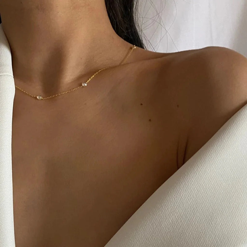 Cata | Collar fino con piedras espaciadas