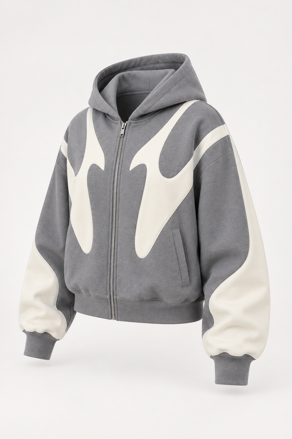 Perla | Sudadera con capucha y cremallera