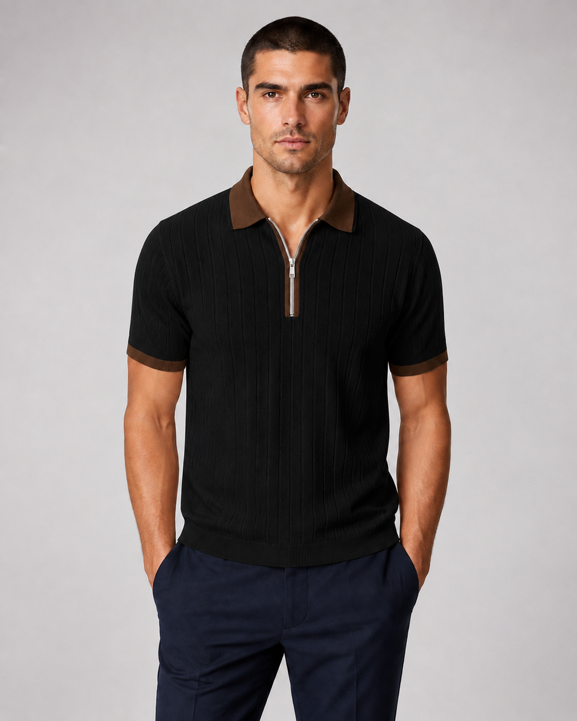 Rodolfo | Polo con cremallera