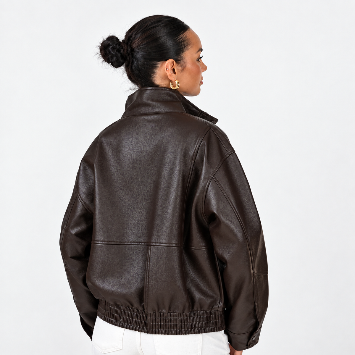 Marta | Chaqueta bomber efecto piel