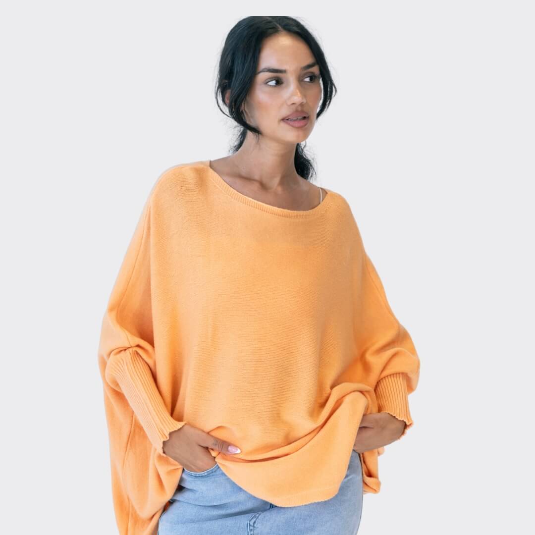 Rafaela | Jersey oversize de hombros caídos
