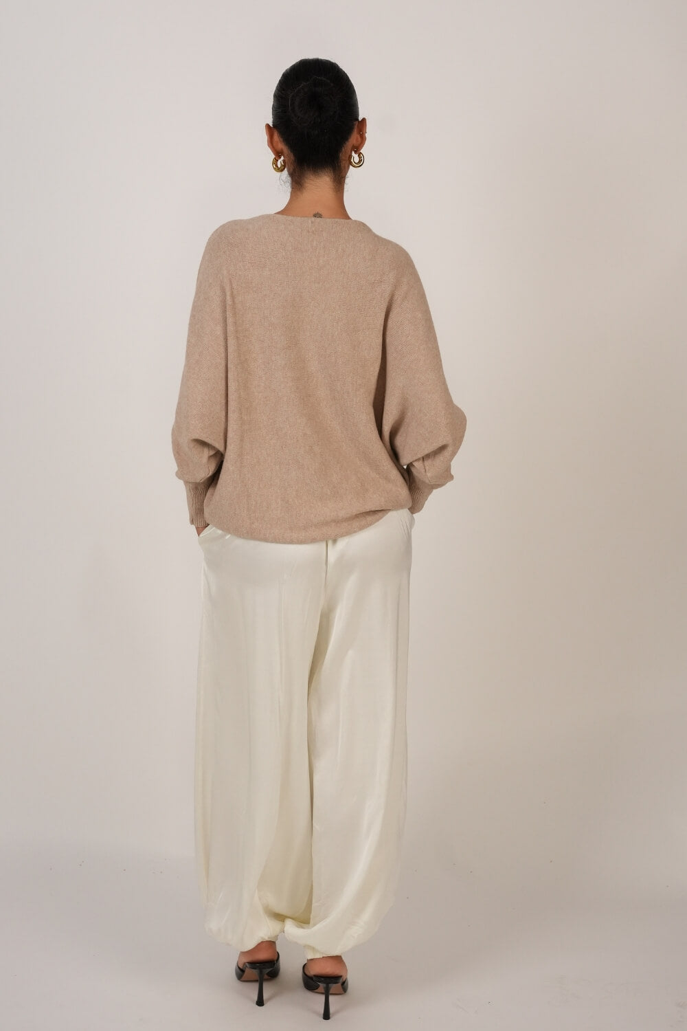 Leyre | Jersey de punto de hombros descubiertos