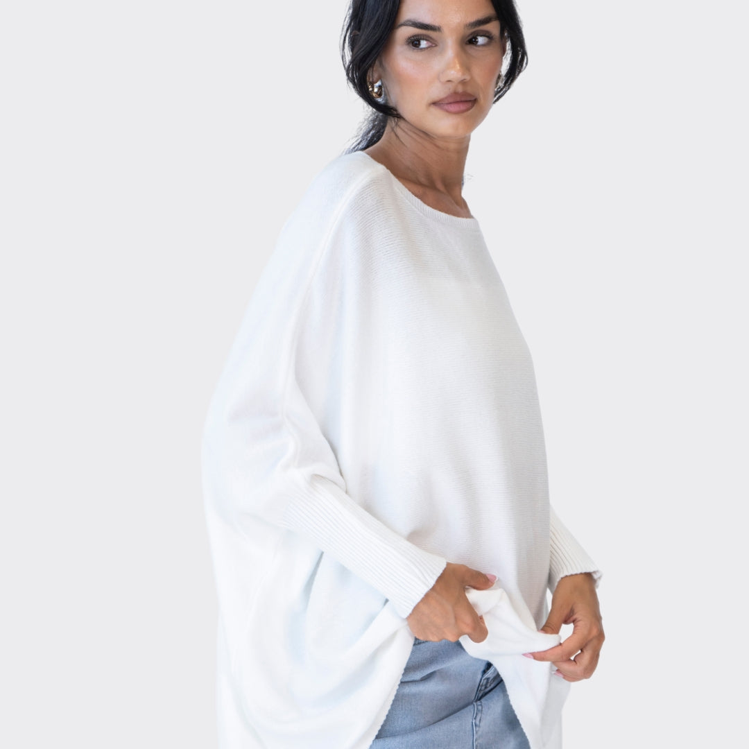 Rafaela | Jersey oversize de hombros caídos