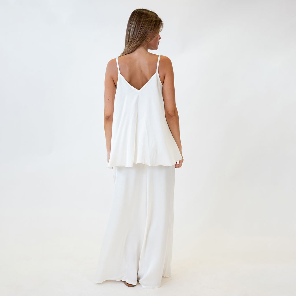 Clara | Top satinado