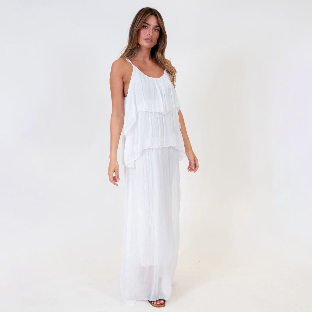Ainhoa | Vestido largo de volantes