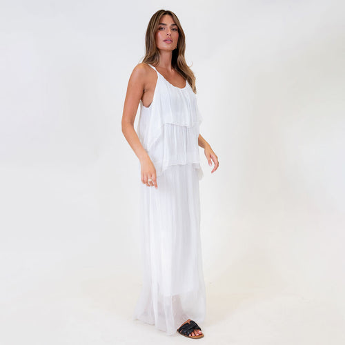Ainhoa | Vestido largo de volantes