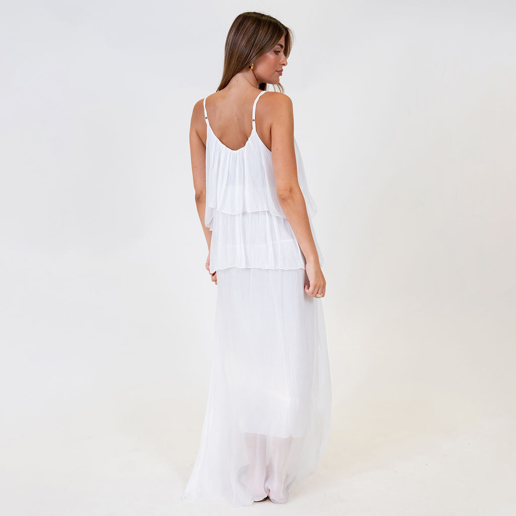 Ainhoa | Vestido largo de volantes