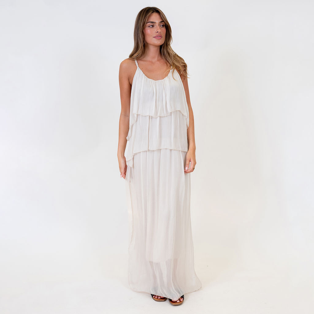 Ainhoa | Vestido largo de volantes