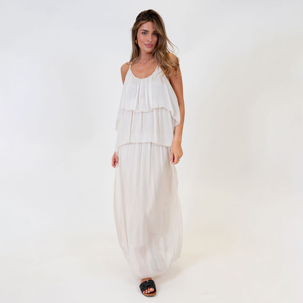 Ainhoa | Vestido largo de volantes