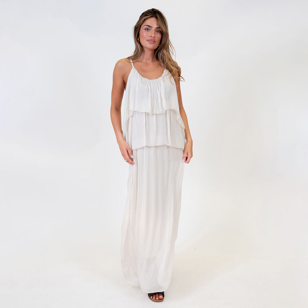 Ainhoa | Vestido largo de volantes