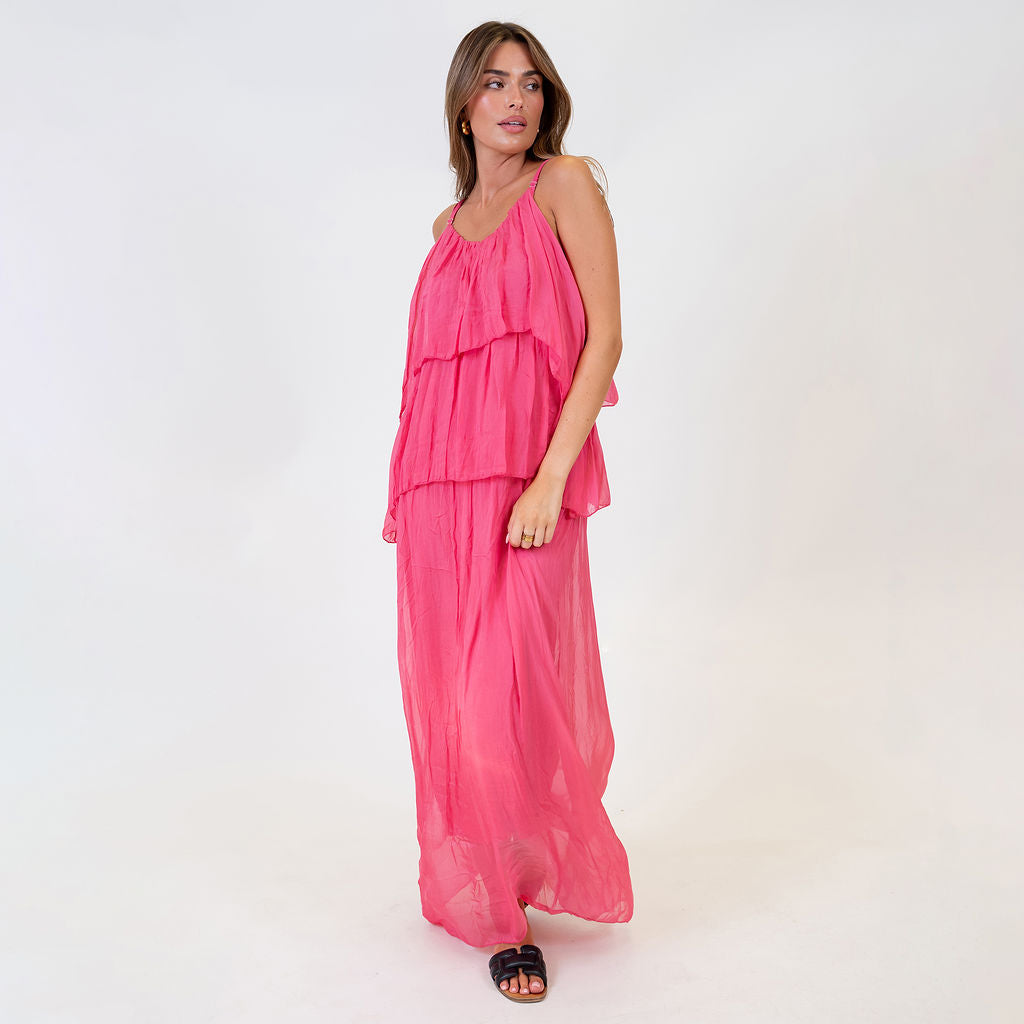 Ainhoa | Vestido largo de volantes