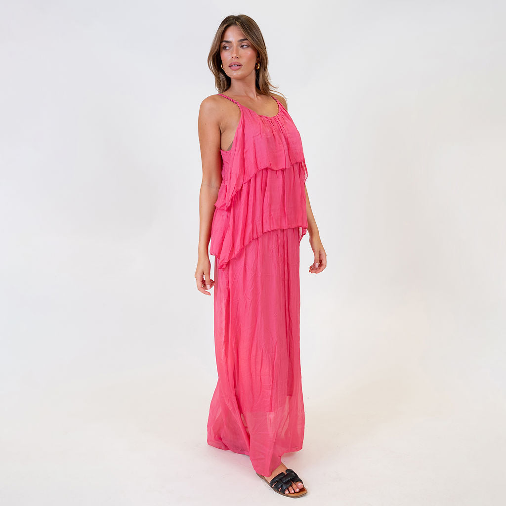 Ainhoa | Vestido largo de volantes
