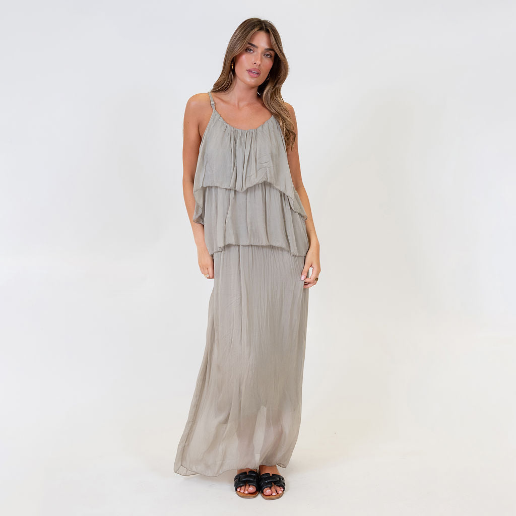 Ainhoa | Vestido largo de volantes