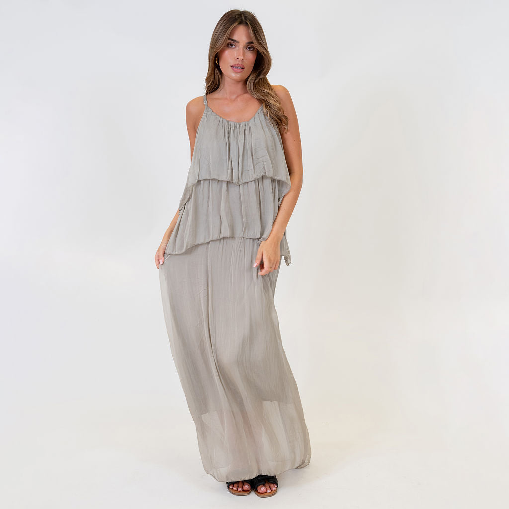 Ainhoa | Vestido largo de volantes