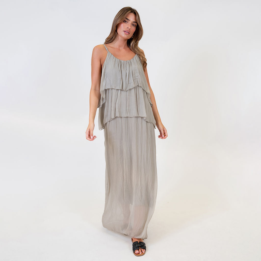 Ainhoa | Vestido largo de volantes