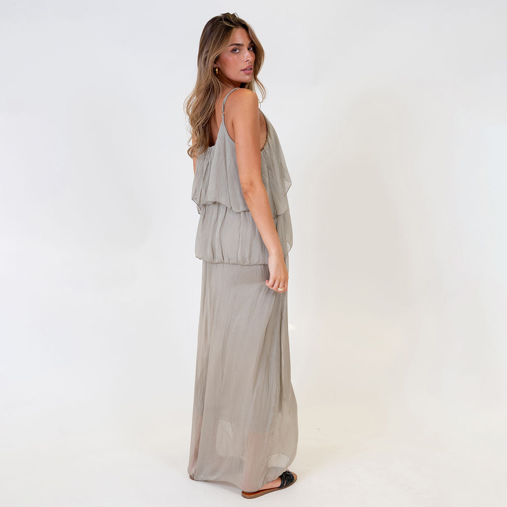 Ainhoa | Vestido largo de volantes
