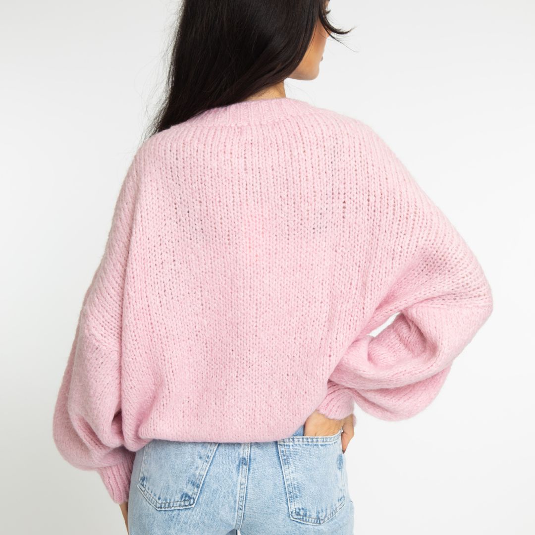 Silvia | Jersey oversize de cuello redondo