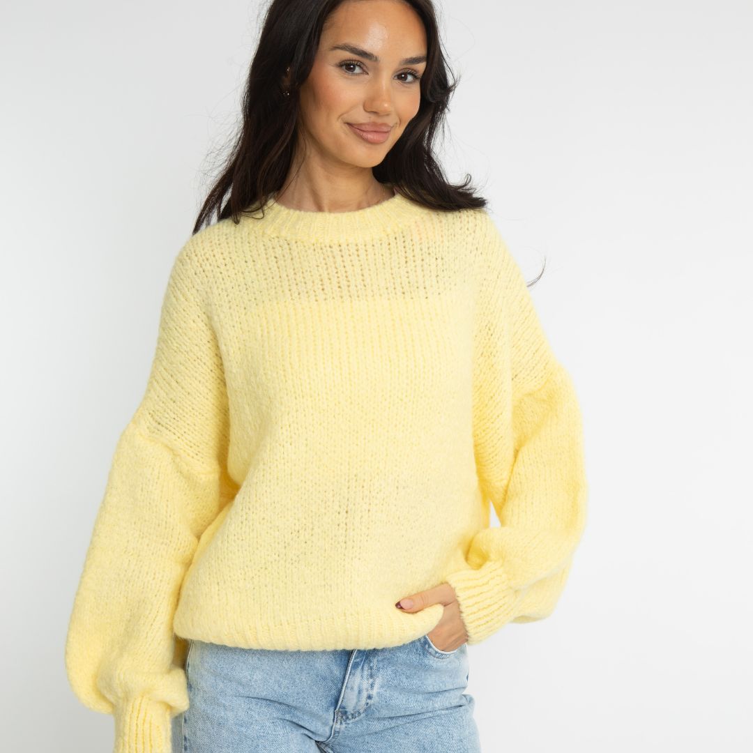 Silvia | Jersey oversize de cuello redondo