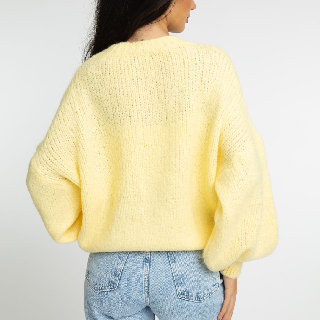 Silvia | Jersey oversize de cuello redondo
