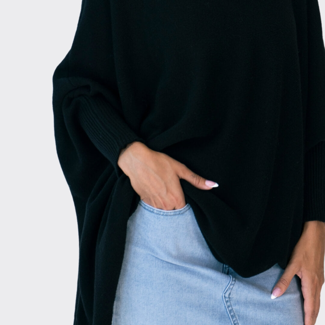 Rafaela | Jersey oversize de hombros caídos