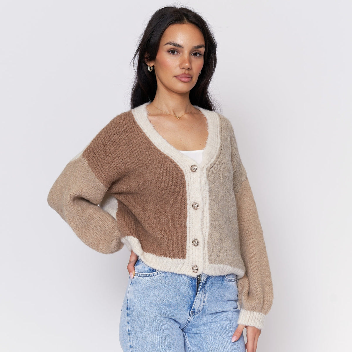 Malena | Cárdigan oversize pastel