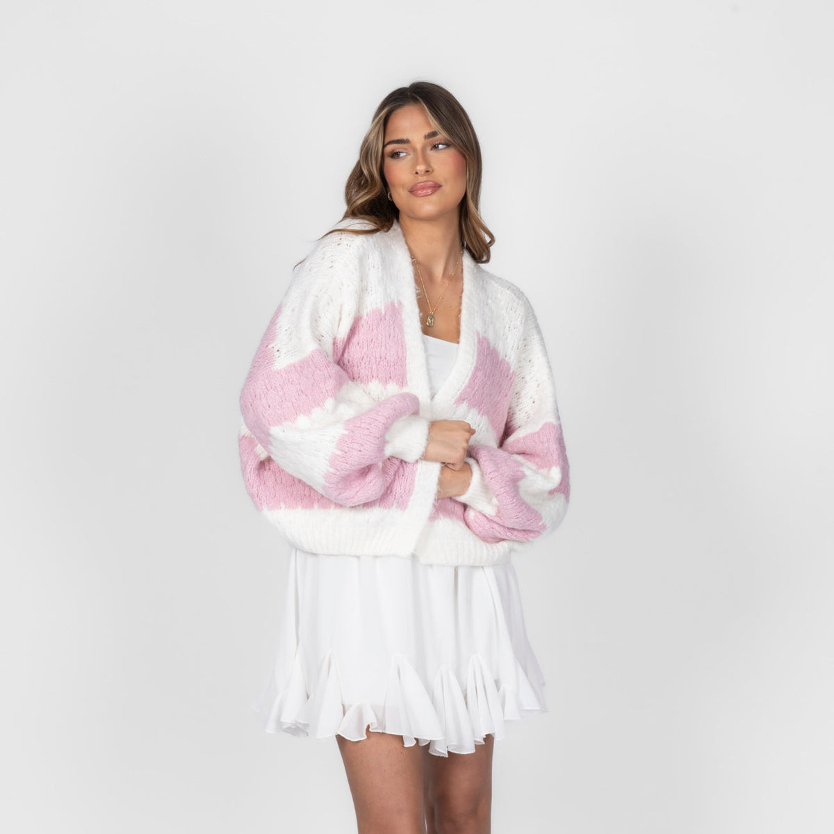 Carmen | Cárdigan oversize de rayas anchas