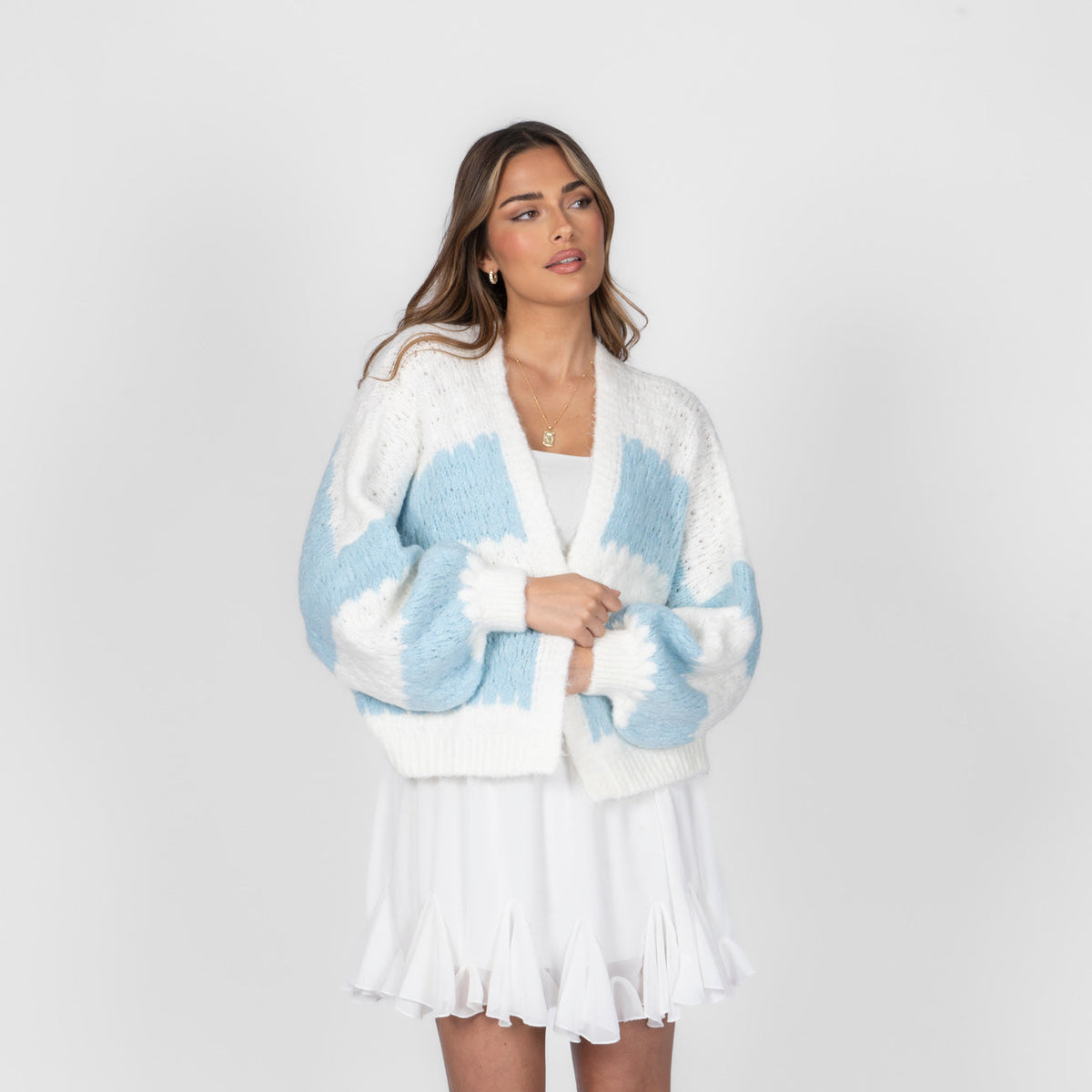 Carmen | Cárdigan oversize de rayas anchas