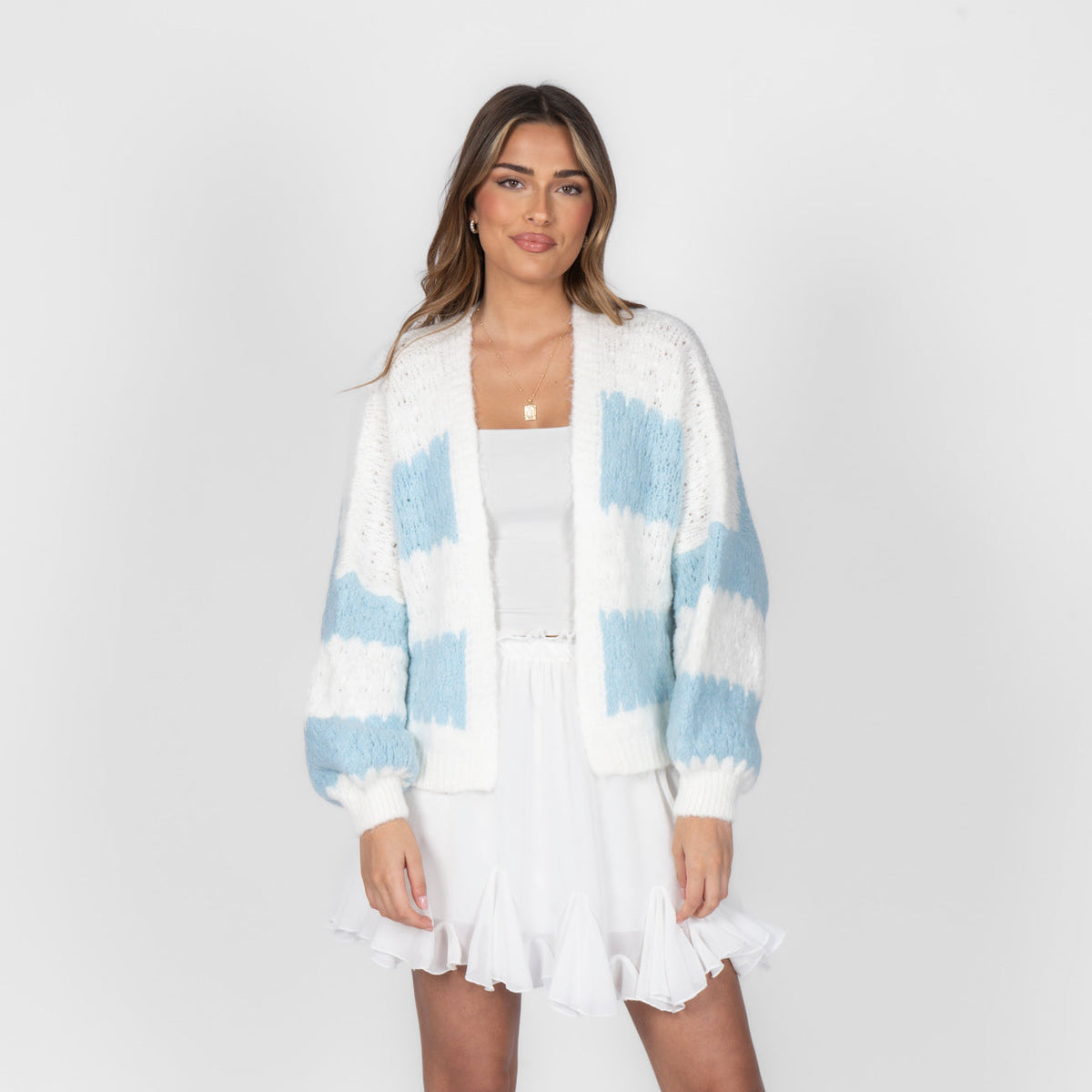 Carmen | Cárdigan oversize de rayas anchas