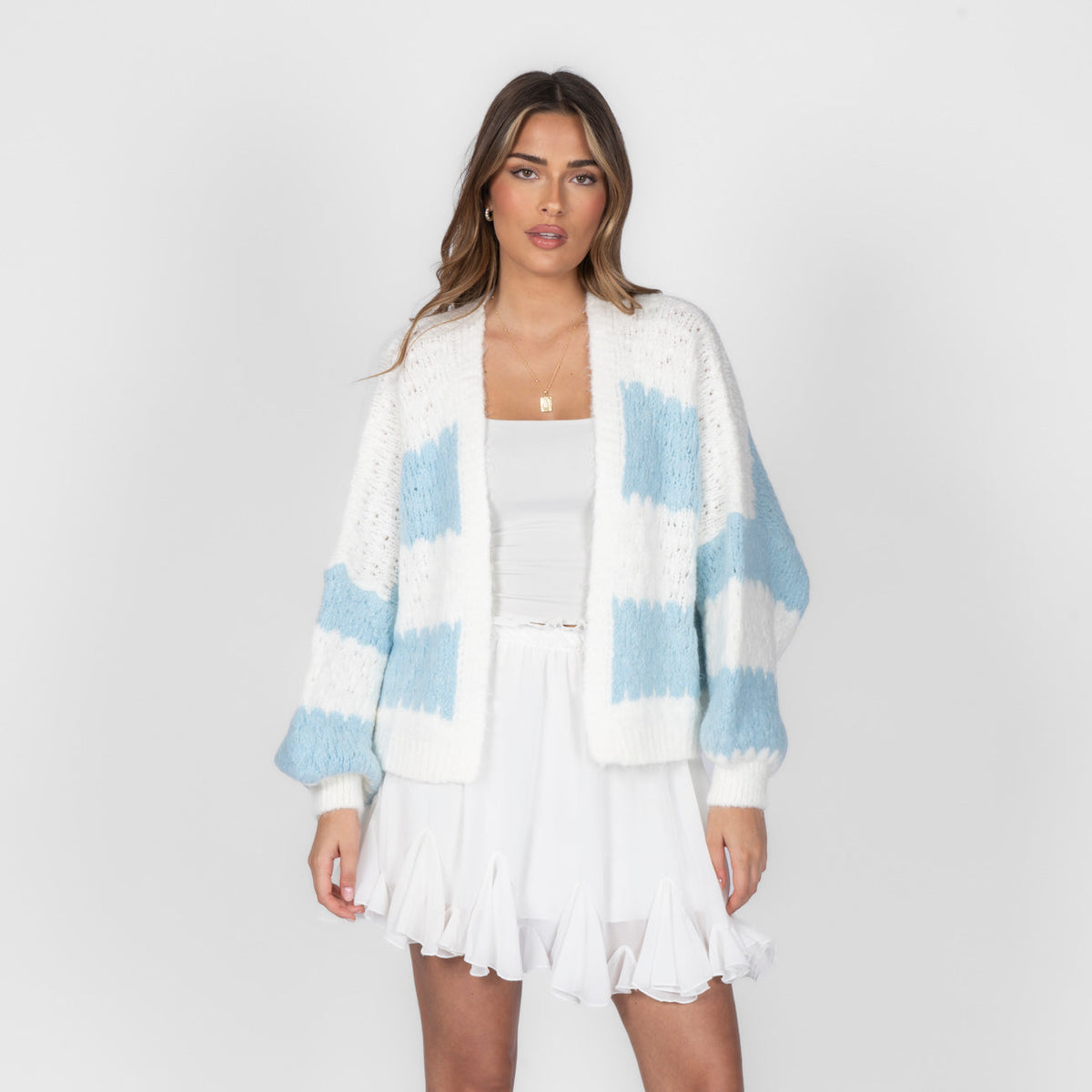 Carmen | Cárdigan oversize de rayas anchas
