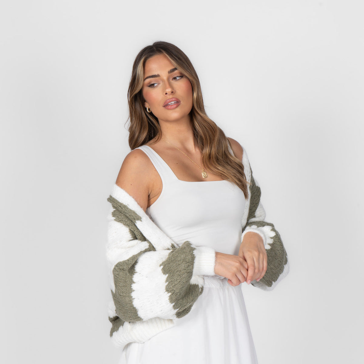 Carmen | Cárdigan oversize de rayas anchas