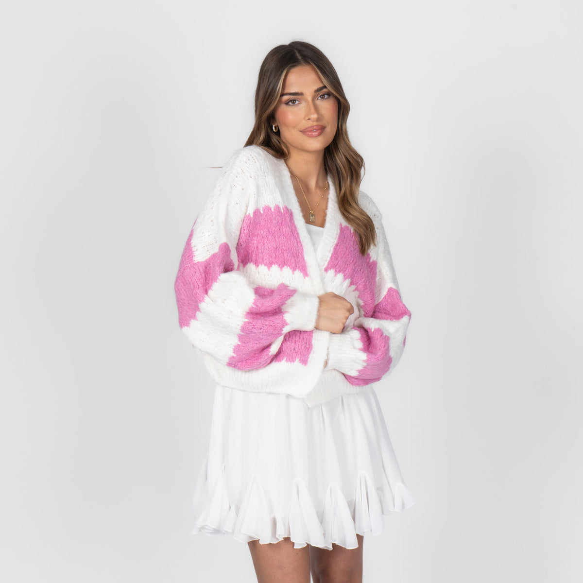 Carmen | Cárdigan oversize de rayas anchas