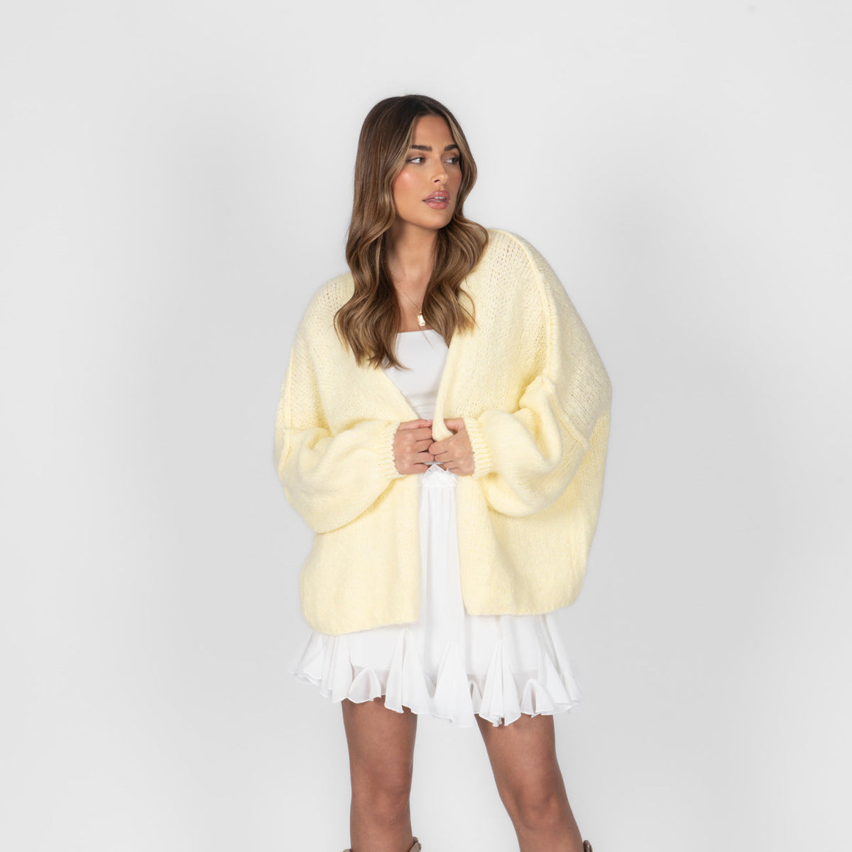 Clarisa | Cárdigan oversize abierto