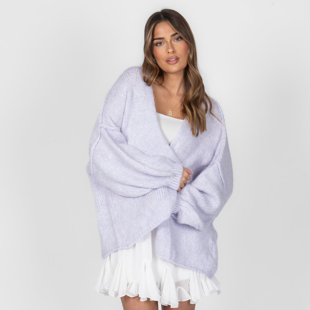 Clarisa | Cárdigan oversize abierto