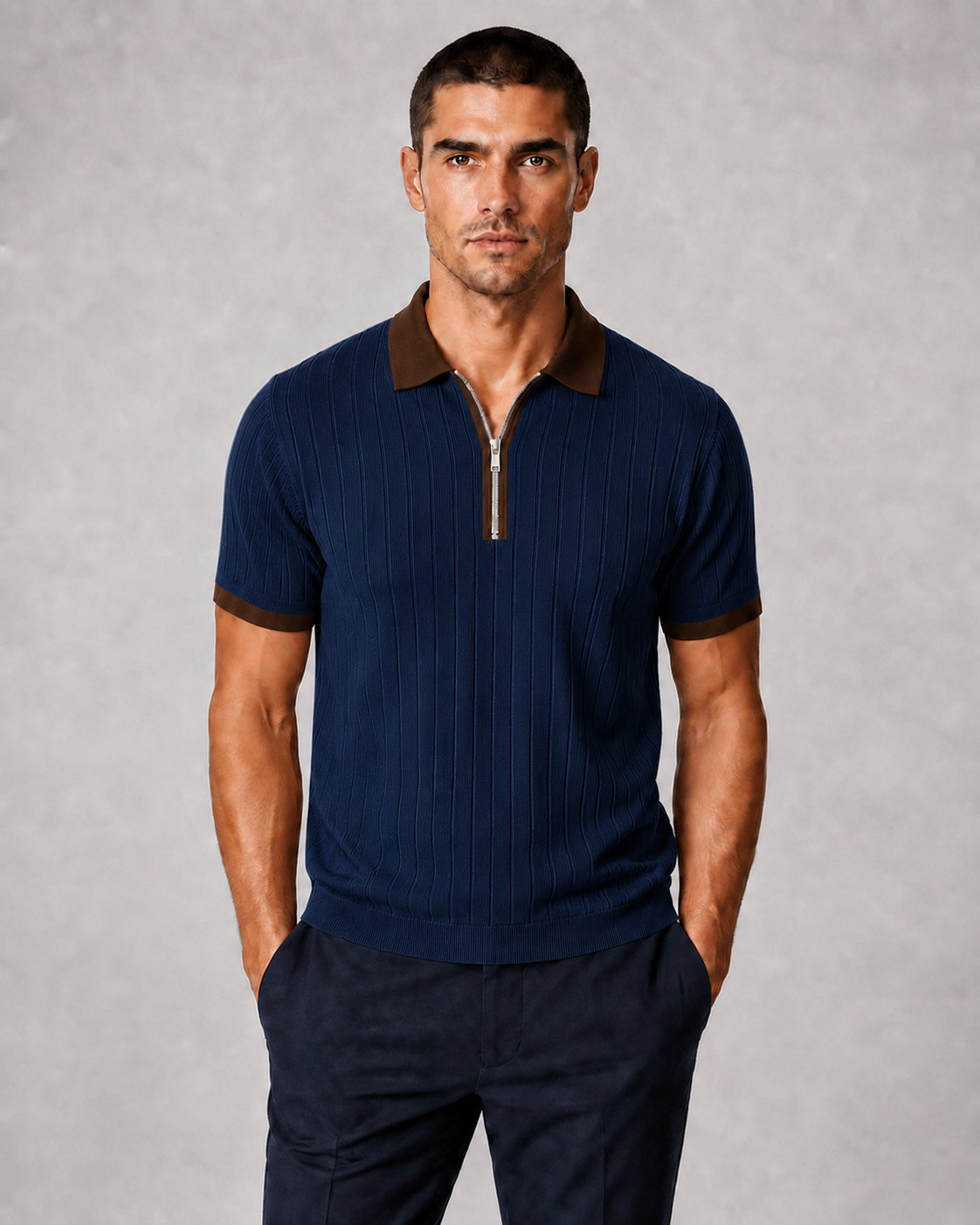 Rodolfo | Polo con cremallera