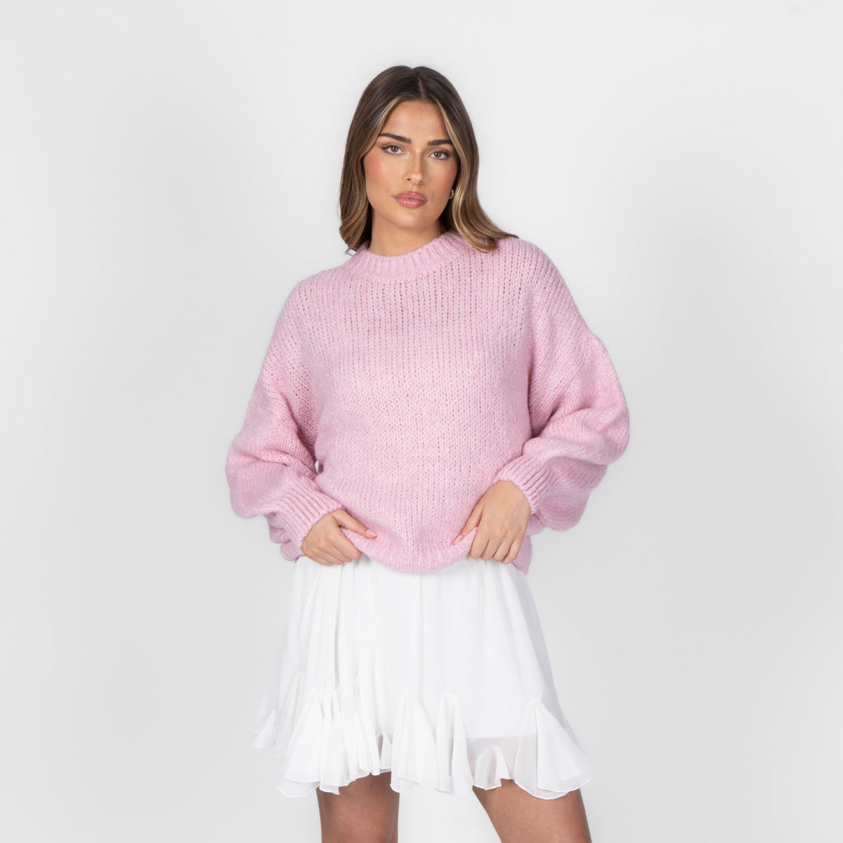 Silvia | Jersey oversize de cuello redondo