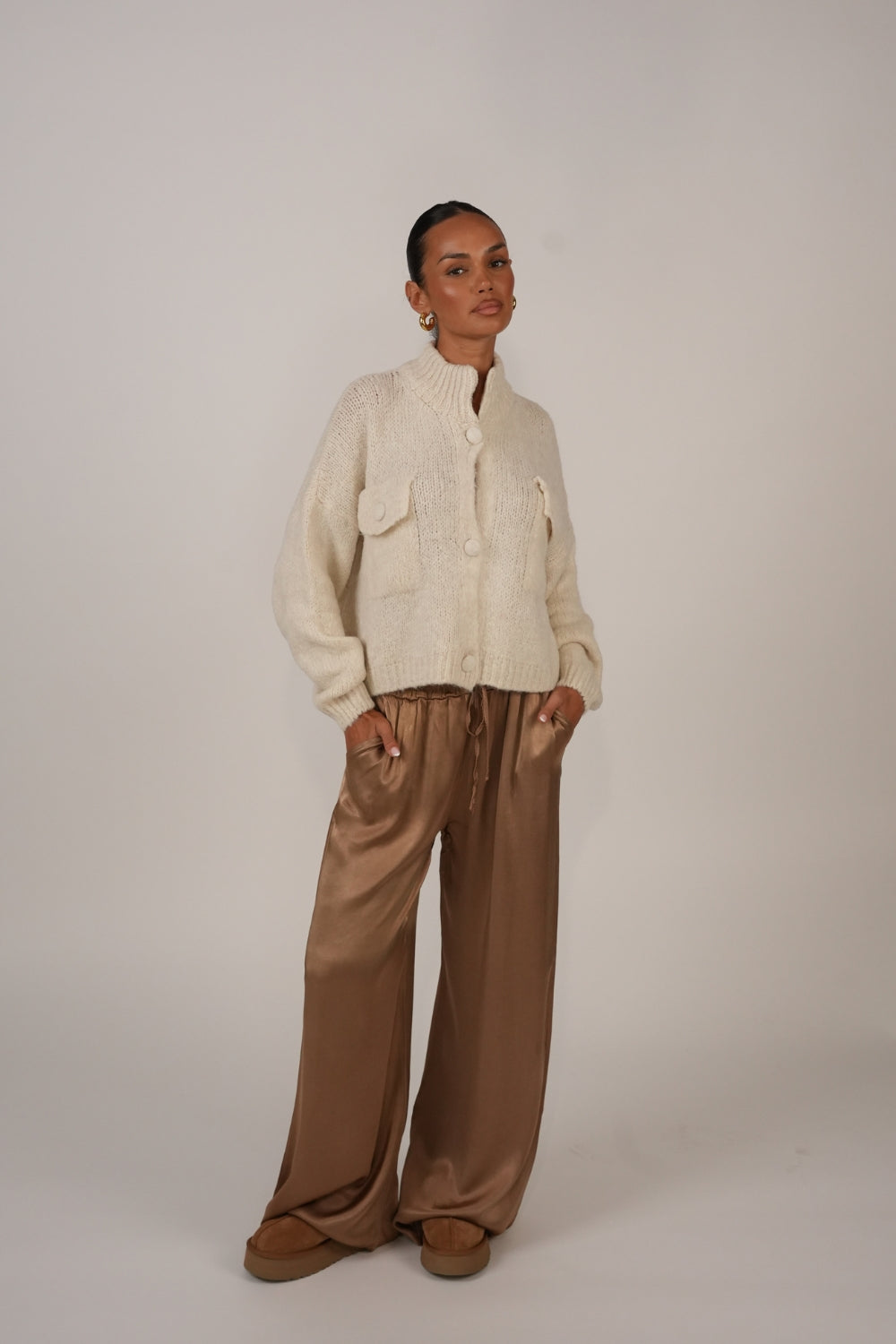 Carlota | Cárdigan oversize con botones