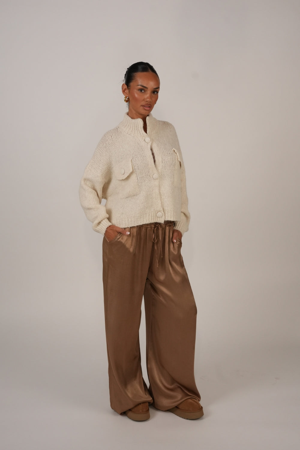 Carlota | Cárdigan oversize con botones