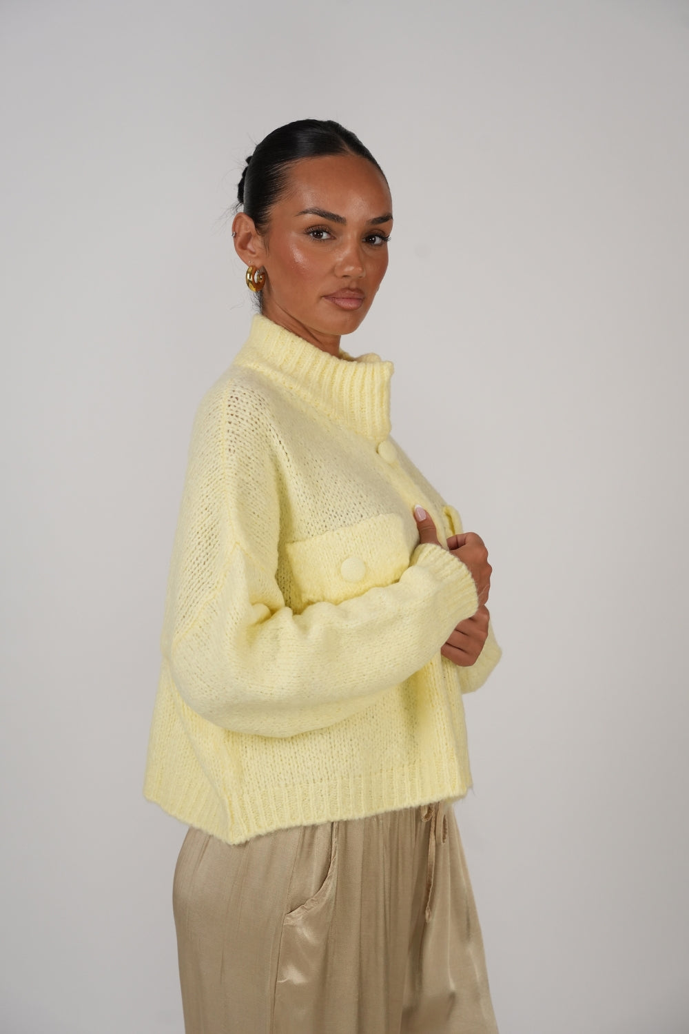 Carlota | Cárdigan oversize con botones