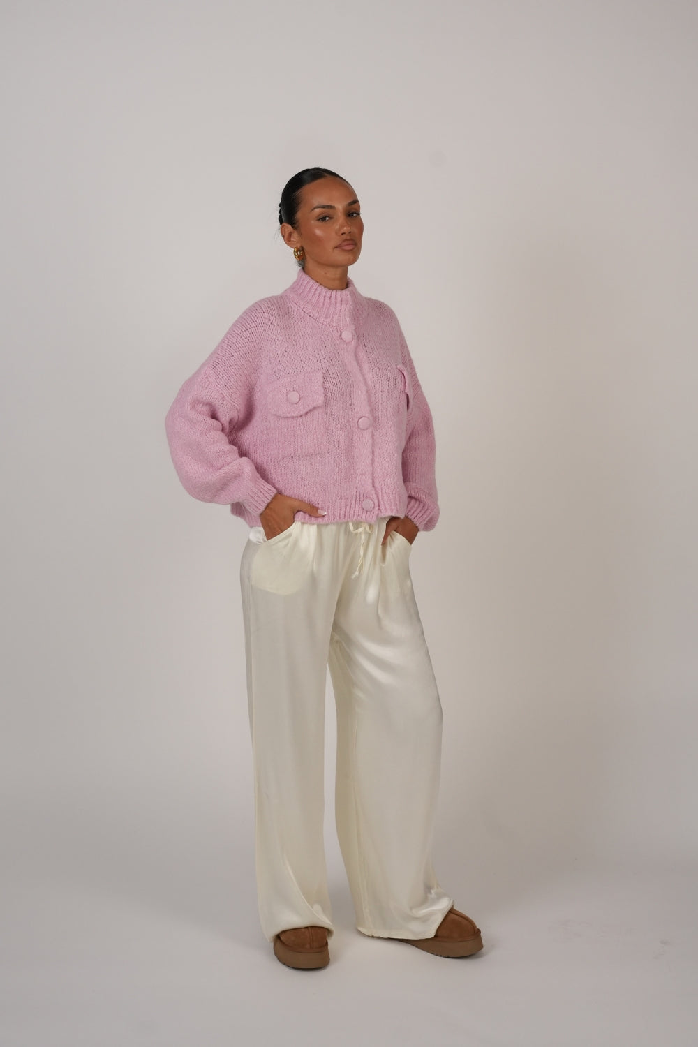 Carlota | Cárdigan oversize con botones