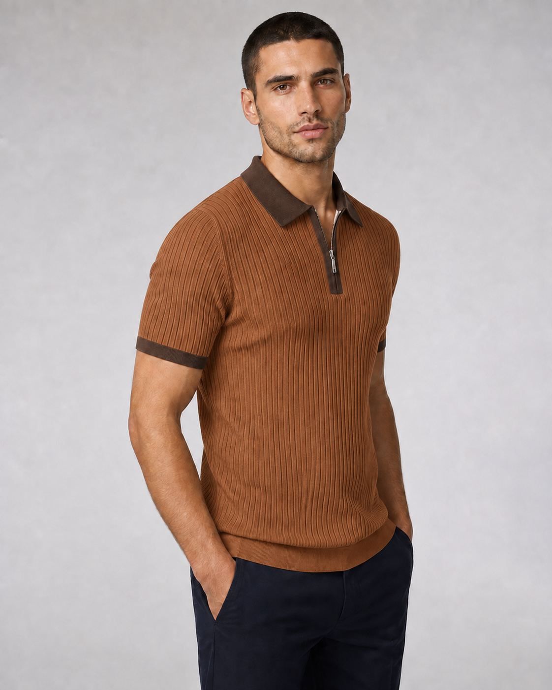 Rodolfo | Polo con cremallera